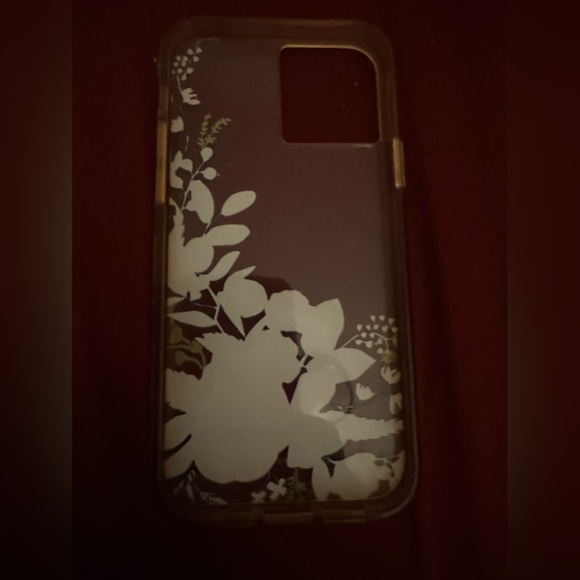 EUC rifle paper co iPhone 12pro case w/floral design - Picture 2 of 3